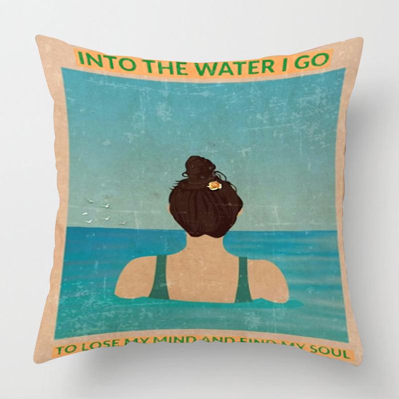 Nordic Style Abstract Art Figure Pillow Case 40x 40cm Living Room Sofa Decorative Cushion Cover Room Decorative Aesthetics