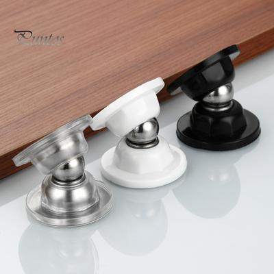 1 zestaw Magnetyczny ogranicznik drzwi Wytrzymała stal nierdzewna Silikonowy klej Bez wiercenia Antykolizyjny montaż na ścianie Zaczep do drzwi Ogranicznik drzwi Wewnątrz na zewnątrz RV