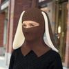 Balaclava Hat Funny Crocheted Hat for Women Men Cosplay- Picture Props
