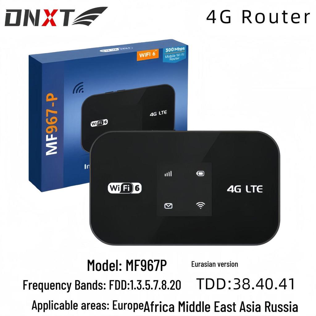 4G Portable WiFi Router with SIM Card for Europe and Southeast Asia