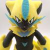 25cm Yellow Zeraora Electric Series Electric Cat Divine Beast Plush Toy Doll