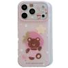 Pink Strawberry Bear Headset & iPhone 17/16 Pro Max/15 Pro Case