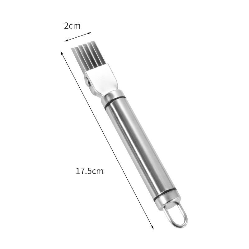 Stainless Steel Chopped Green Onion Knife Scallion Cutter Knife Onion Slicer Cutter Vegetable Fruit Shredder Kitchen Gadget