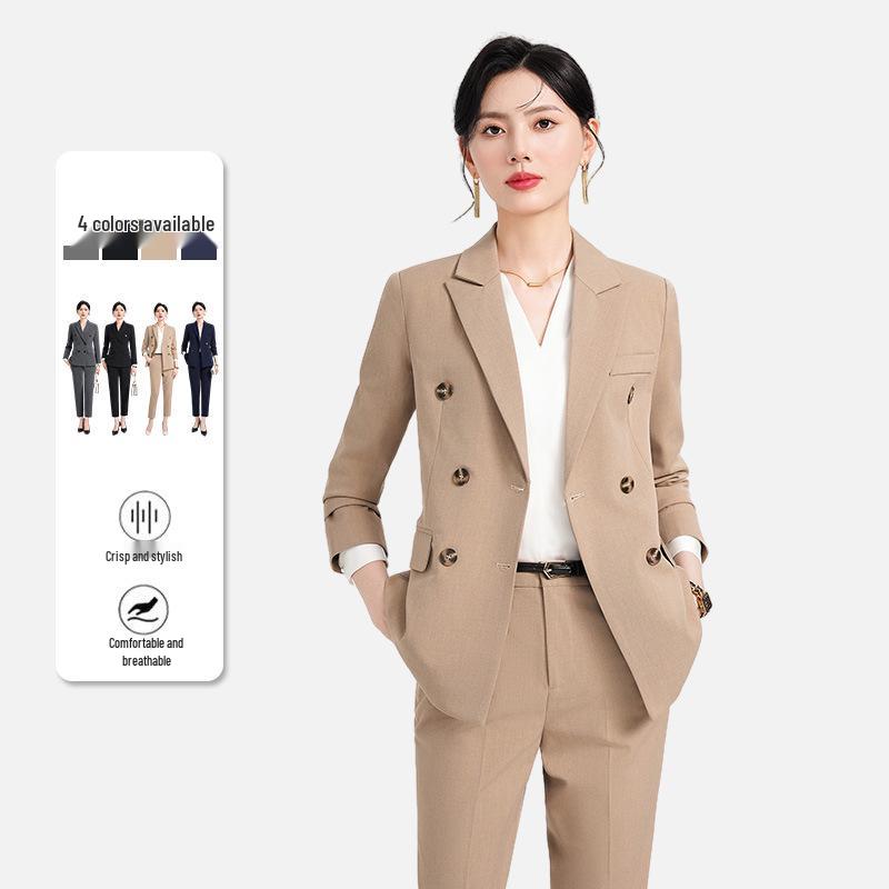 Elegant Women's Professional Spring/Autumn Suit for Work and Interviews