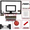 Punch-Free Foldable Basketball and Volleyball Hoop for Kids - Indoor/Outdoor Wall-Mounted Dunk Board
