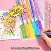 Glitter Gel Pen Set, Sparkly Rainbow Glitter Pens For Art Drawing, Journaling, Scrapbooking, Diy Crafts, Coloring Books,