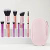 Portable Travel 10 Makeup Brush Set Mini Novice Student Beauty Tool Soft Hair Loose Powder Eyeshadow Brush