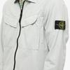 STONE ISLAND FW22 Solid Color Double Pocket Washed Shirt Jacket Men Jacket Pearl-Gray 7715101WN-V0161