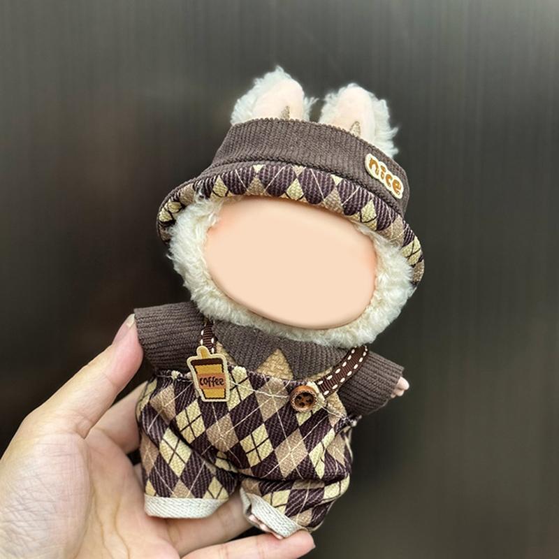 Clothes For Labubu Dolls Accessories, Stylish Kawaii Outfit Set Suitable