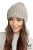 Amethyst Ushanka Winter Hat Color Beige