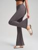Naked Feel High-Waisted Wide-Leg Yoga Pants - Quick-Drying, Micro-Flare, Butt-Lifting, Antibacterial Fitness Layer