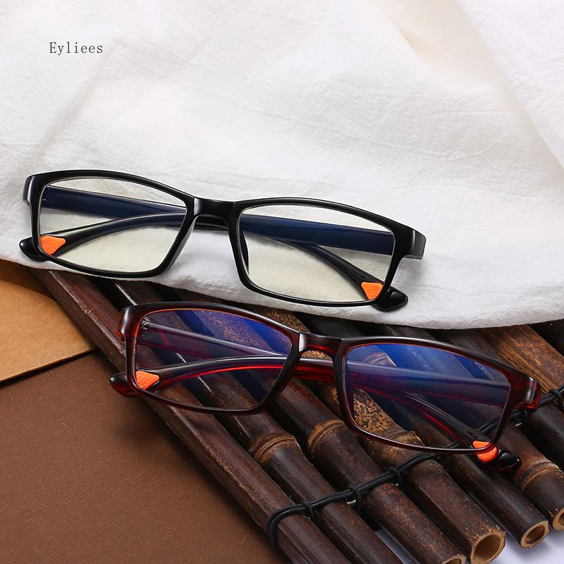TR90 Anti Blue Light Reading Eyeglasses Men Hyperopia Eyeglasses Women Ultralight Prescription Glasses Presbyopic Eyewear +1.0 +400