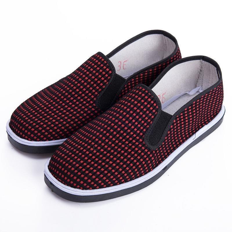 Women's Cloth Shoes New Soft-soled Women's Single Shoes Flat-soled Old Beijing Red Handmade Women Comfortable and Versatile