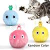 Automatic Cat Plaything Ideal for Boredom Relief & Exercise Electric Pet Teaser Present Featuring Random Barking Sounds Interactive Plush Ball