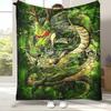 Anime D-Dragon Ball Game Cartoon Flannel Blanket,Ultra Soft Warm Plush Throw for Home Bedroom Bed Sofa Cover Office Camping