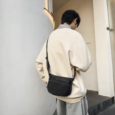 Waterproof Light Nylon Cloth Crossbody Bag New Casual Multi-pocket Men's and Women's Mobile Phone Satchel Shoulder Small Square Bag