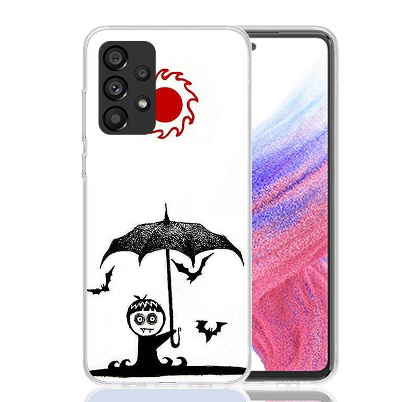 Gothic Vampire Scarlet Art Phone Case For Samsung Galaxy A17 A16 A14 A15 A13 A57 A56 A54 A55 A53 A37 A36 A34 A35 A33 A26 A24 A25