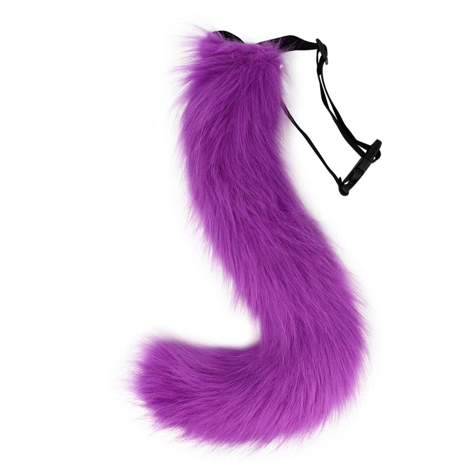 

Posable Fox Tail Plush for Halloween Cosplay and Decoration