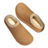 Fashion Autumn Winter Fashion Platform Slippers for Women 2025 Rhinestone Warm Plush Cotton Shoes Comfortable Non-slip Home Slippers