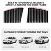 Car Sunshade UV Protection Car Privacy Curtains Telescopic Car Side Curtains Privacy Sun Window Shield Car Interior Accessories