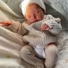 20'' 50cm Realistic Reborn Baby Dolls Laura Soft Cotton Cloth Body 3D High Color Simulation Doll Lifelike Sleeping Newborn Dolls for Kids 3+ Years Old