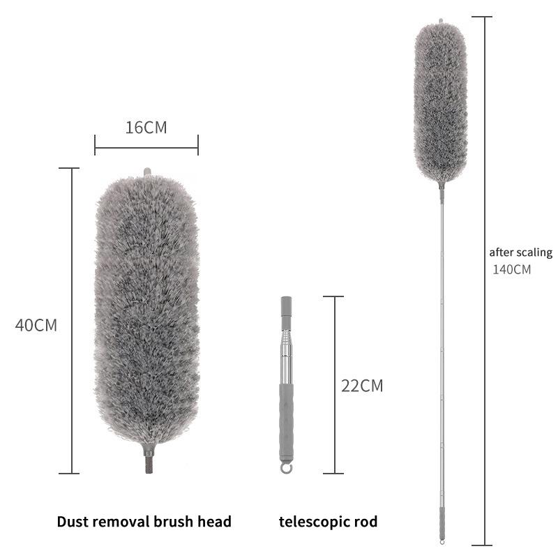 Extendable Microfiber Duster Retractable Duster Brush Household Cleaning Tools Dust Remover Brush For Dust Cleaning