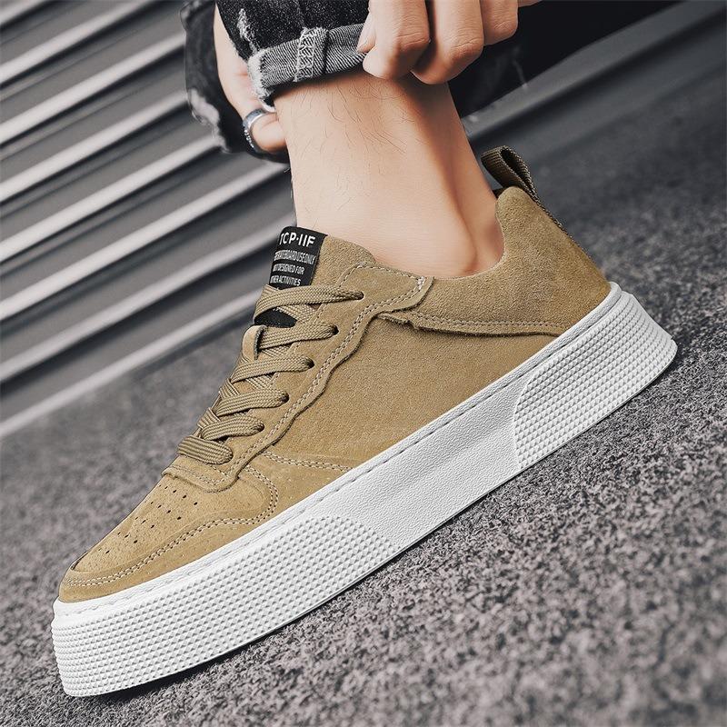Foreign trade new men's casual board shoes breathable Korean version of fashion trend wear-resistant men's shoes comfortable platform versatile shoes
