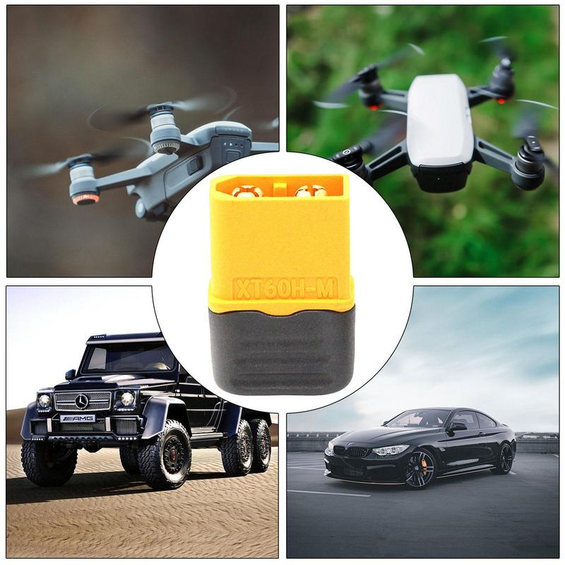 Adapter złącza wtykowego XT-60H Bullet z obudową osłonową XT-60H Bullet żeńskie męskie złącza wtykowe do baterii LiPo RC Samolot
