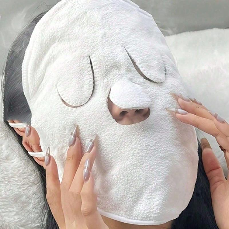 1pc Reusable Thermal Warm/Cool Facial Mask Face Towel Home Bathroom Decor Fall Decor Back To School for Beauty Salon Home Bathroom