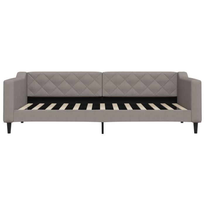 VidaXL Taupe Daybed 90x200 Cm Fabric 354164