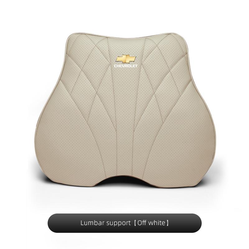 Car Soft Cushion Waist Cushioning Seat Headrest Neck Pillow For Chevrolet Corvette Montana TrailBlazer Silverado Traverse Camaro