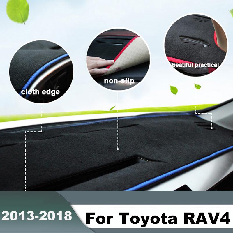Κάλυμμα Πίνακα Οργάνων Αυτοκινήτου Πλατφόρμα Οργάνων Κάλυμμα Γραφείου Πατάκια Για Toyota RAV4 RAV 4 XA40 40 2013 2014 2015 2016 2017 2018 Αξεσουάρ