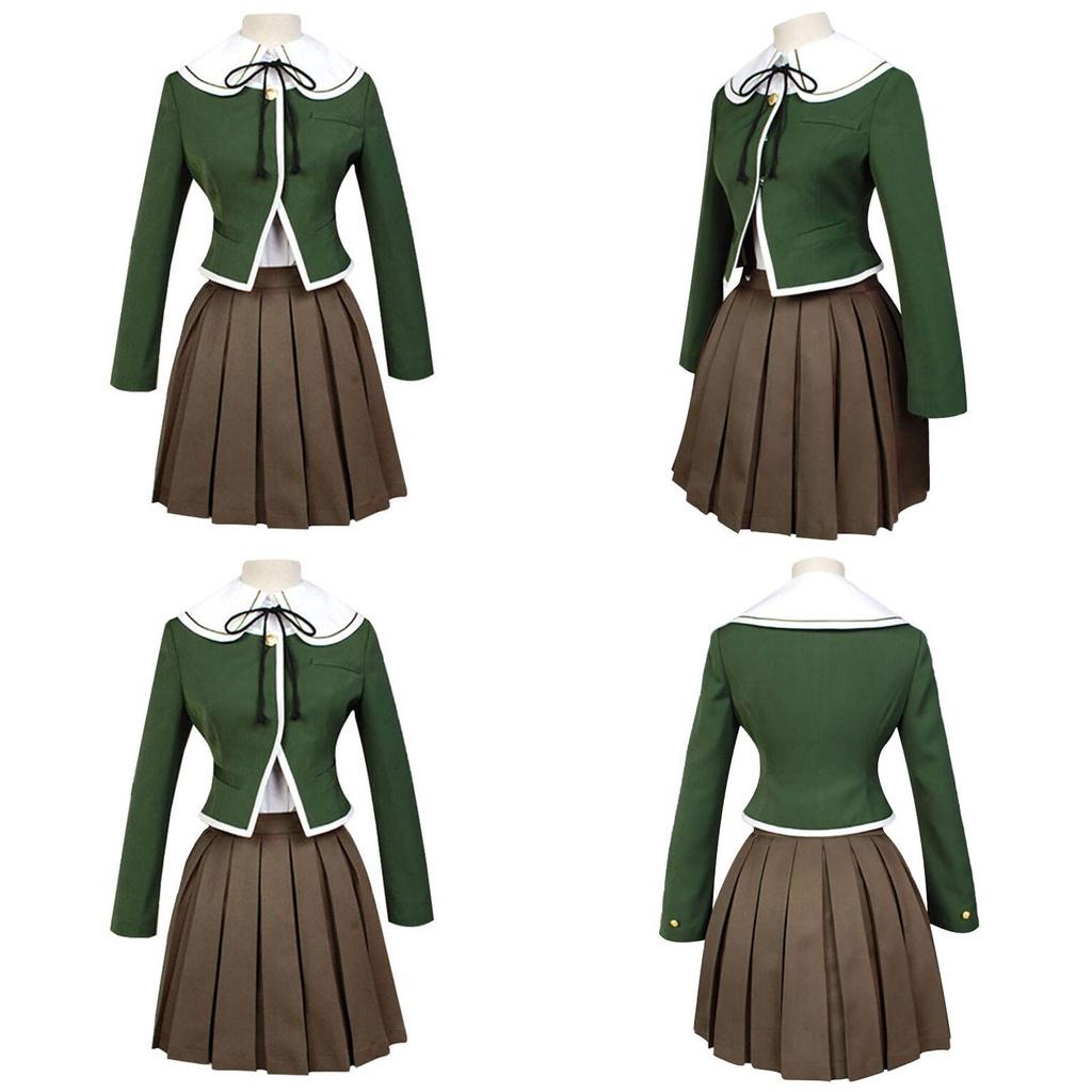 Danganronpa Chihiro Fujisaki Uniform Suit Cosplay Costume Full Set For Anime Fans