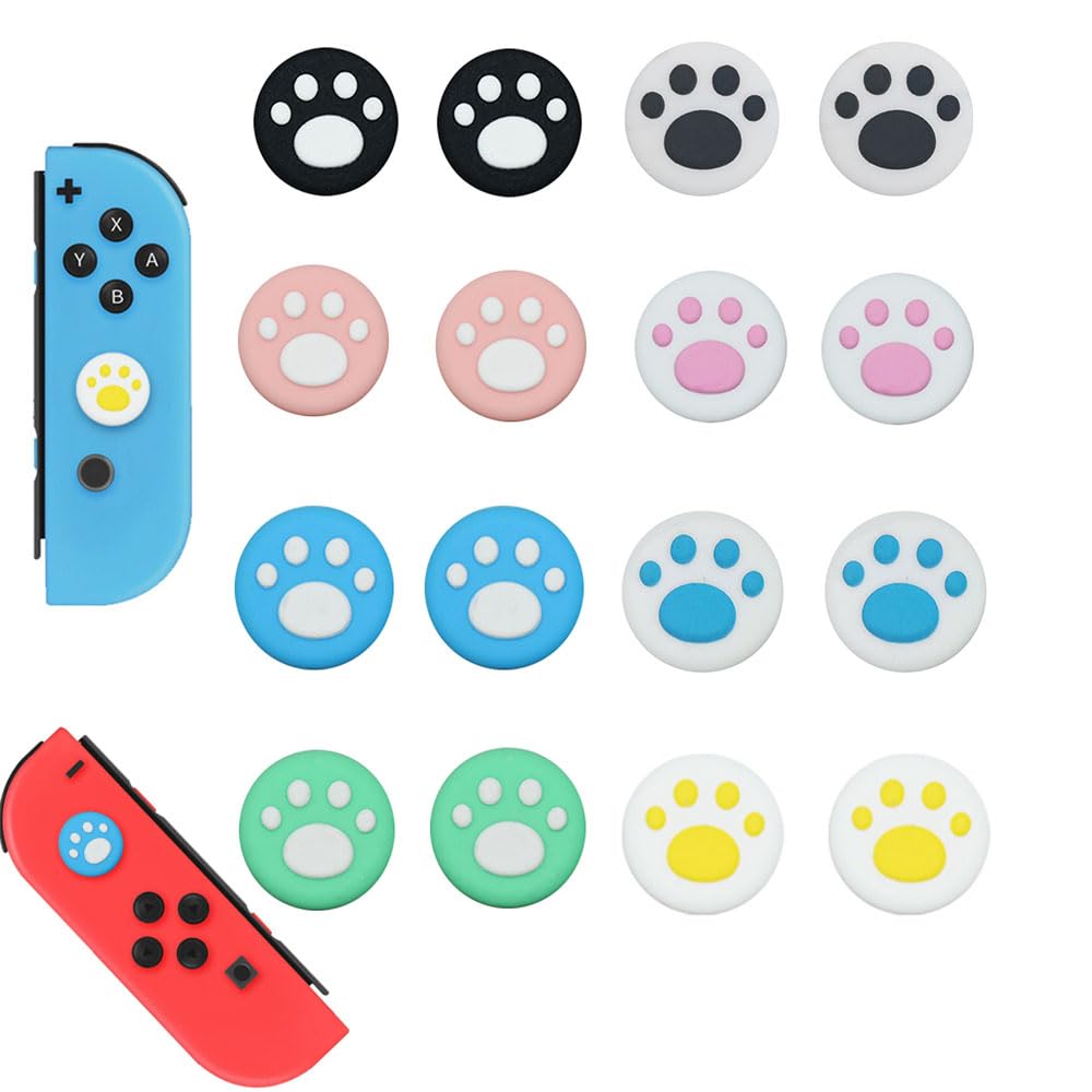 

BIUTEFOR Lite Stick Cover Защитный чехол для Rocker Cap Cat Paw Cat Claw Чехол для джойстика Nintendo Простая установка [Совместимость с Switch/Switch] Противоскользящий