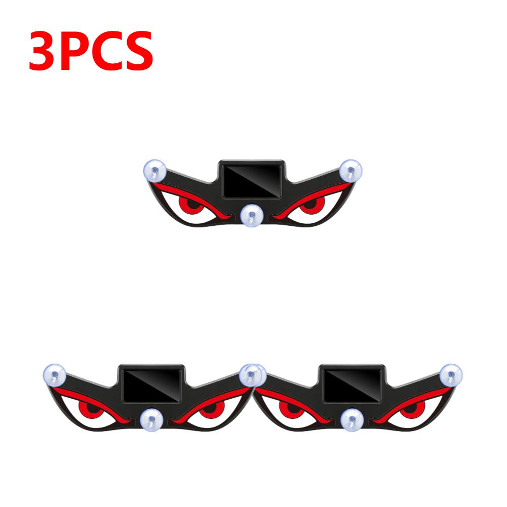 1-5pcs Car LED Devil Eyes Light Decorative Lights USB Warning Lights Dynamic Demon Eye Lights Atmosphere Light Auto Accessories