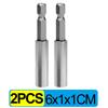 20/1pcs Magnetic Screwdriver Extension Hexagonal Handle Extended Connecting Rod Carbon Steel Screwdrivers Bit Holder Power Tools