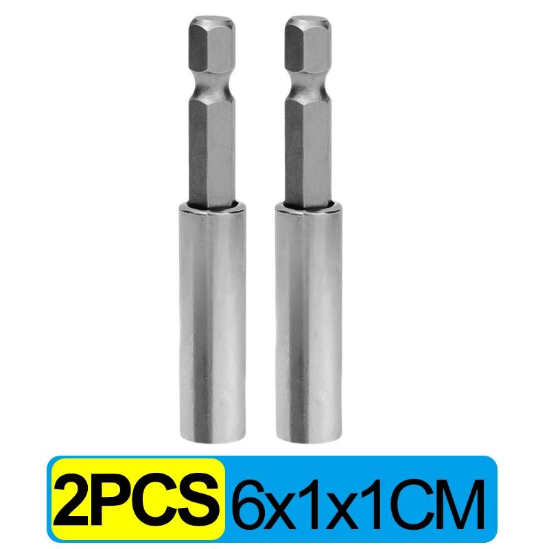20/1pcs Magnetic Screwdriver Extension Hexagonal Handle Extended Connecting Rod Carbon Steel Screwdrivers Bit Holder Power Tools