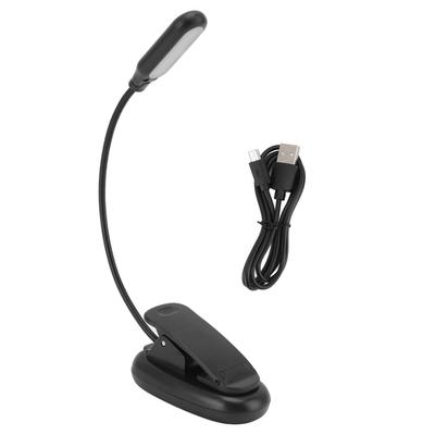 Clip-On-Lampe USB Wiederaufladbar Top-Knopf-Steuerung LED Clip Tischlampe mit 3 Lichtquellen