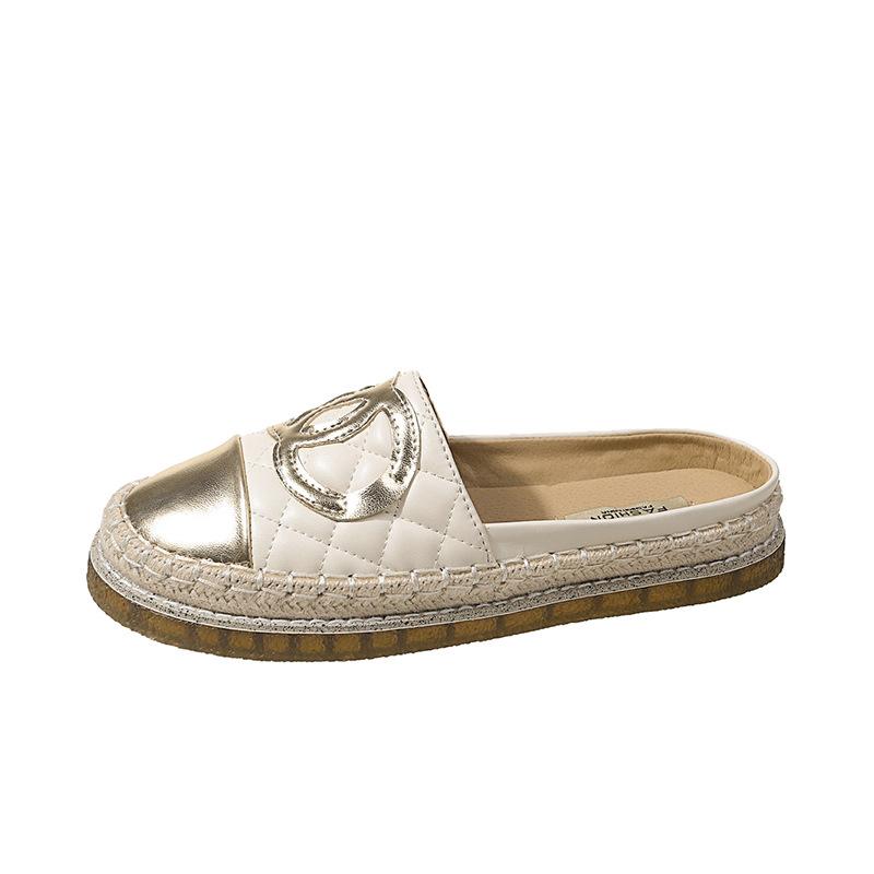 

Straw linen Xiaoxiang fisherman shoes women s soft-soled casual new Xiaoxiangfeng shoes lazy shoes cloth shoes single shoes women s shoes 39 золотой