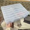 1 Set Crafts Beads Jewelry Accessories 4/6/8/12 Grids Adjustable Transparent Rectangular Storage Boxes With Dividers