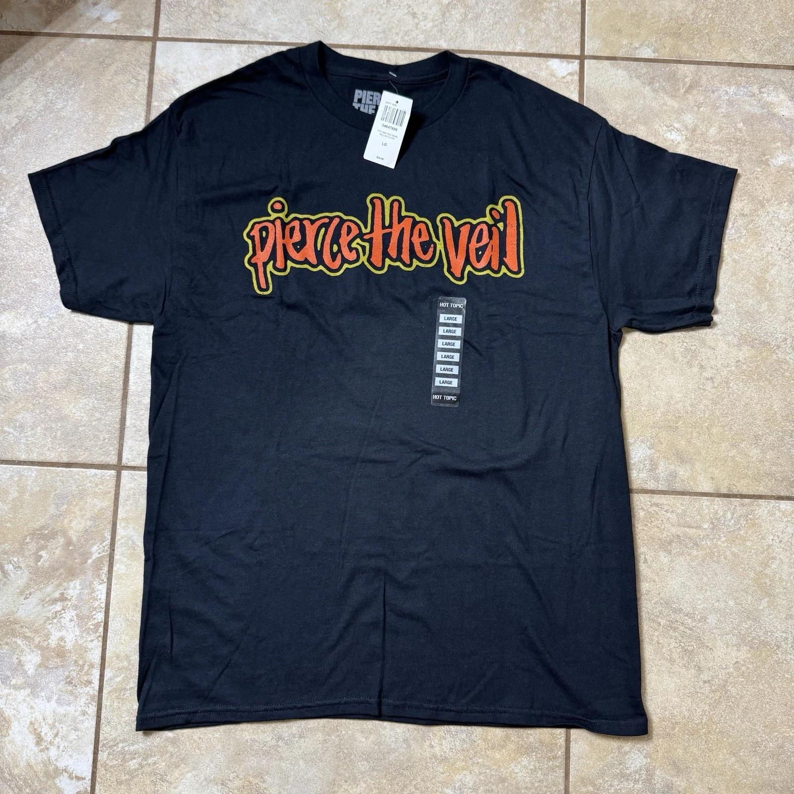 Pierce The Veil Logo T-Shirt LARGE New L