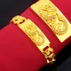 New Fashion Personalized and Trendy Mens Golden Dragon Bracelet for Jewelry