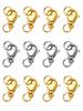 20-40pcs Gold Stainless Steel Lobster Clasps Hooks Connectors Jump Rings For Bracelet Necklace Chain DIY Jewelry Making Findings