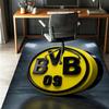 Dywan z wzorem Borussii Dortmund, Mata do wewnątrz/na zewnątrz, na piknik, do pokoju gier, sypialni, biura, salonu, dywan do wystroju domu, prezent urodzinowy