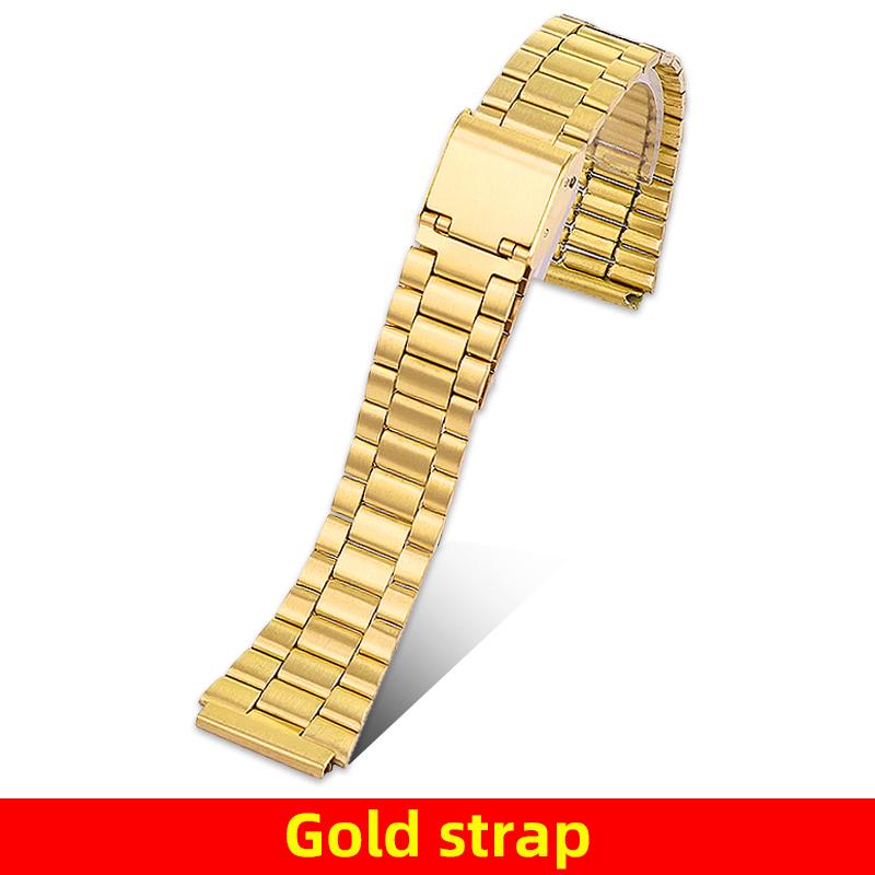 Bracelet de montre en acier inoxydable de haute qualité pour Casio A158 A159W F91W - Accessoires pour hommes