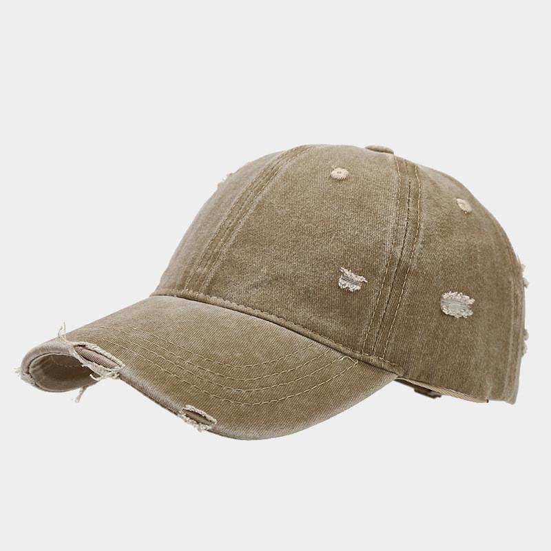 Classic Baseball Cap For Men Women With Water Wash Retro Style Sun Protection Adjustable Fit