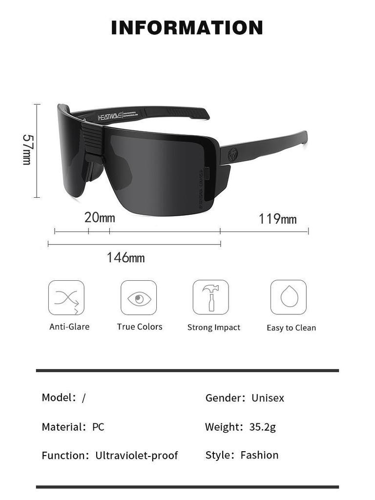 VECTOR Vysoce kvalitní sluneční brýle VECTOR High-Quality Heat Wave pro sportovní cyklistiku
