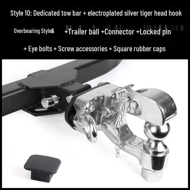 Compatible Tow Hooks and Tow Bar for Roewe RX5, RX8, and W5 Models (Rear)