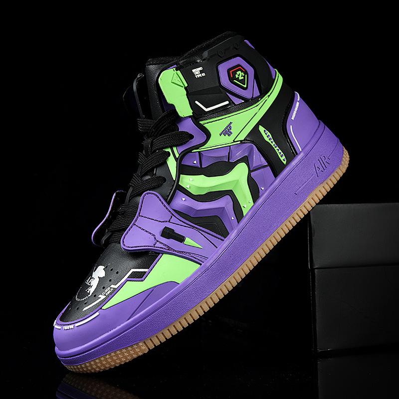 Schuhe für Damen und Herren, Designer-Sneaker, Herbst-Freizeitschuhe für Herren und Damen, atmungsaktive Laufschuhe, Übergrößen 36–46 45 violett