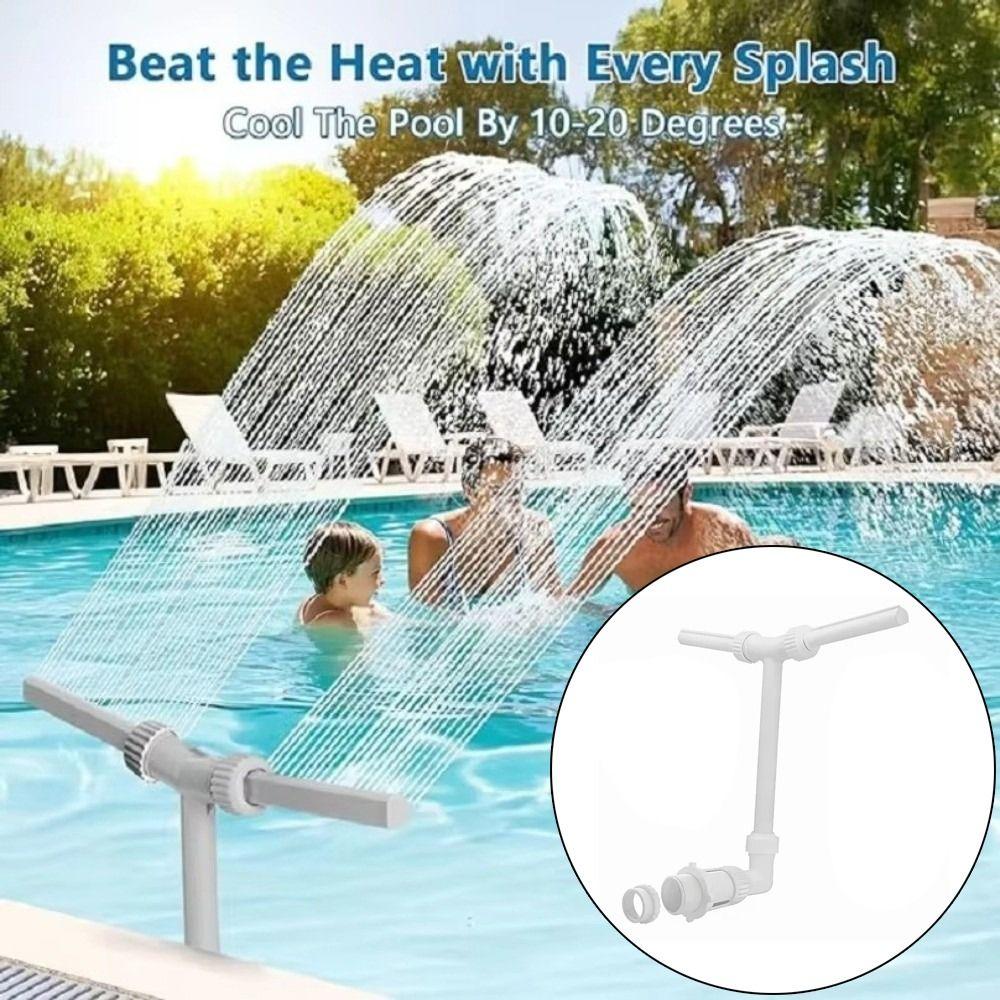 Dual Spray Pool Fountain Rotatable Pool Water Sprayer New Dual Spray Nozzle Swimming Pool